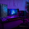 DELTACO GAMING BORD M LJUS-6