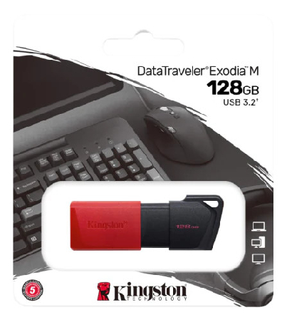 DataTraveler Exodia M USB-minne, 128GB