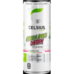 Celsius Green Apple Cherry  35,5cl (Ink Pant)