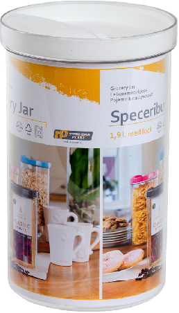 Förvaringsburk Coffee 1,9 L vit