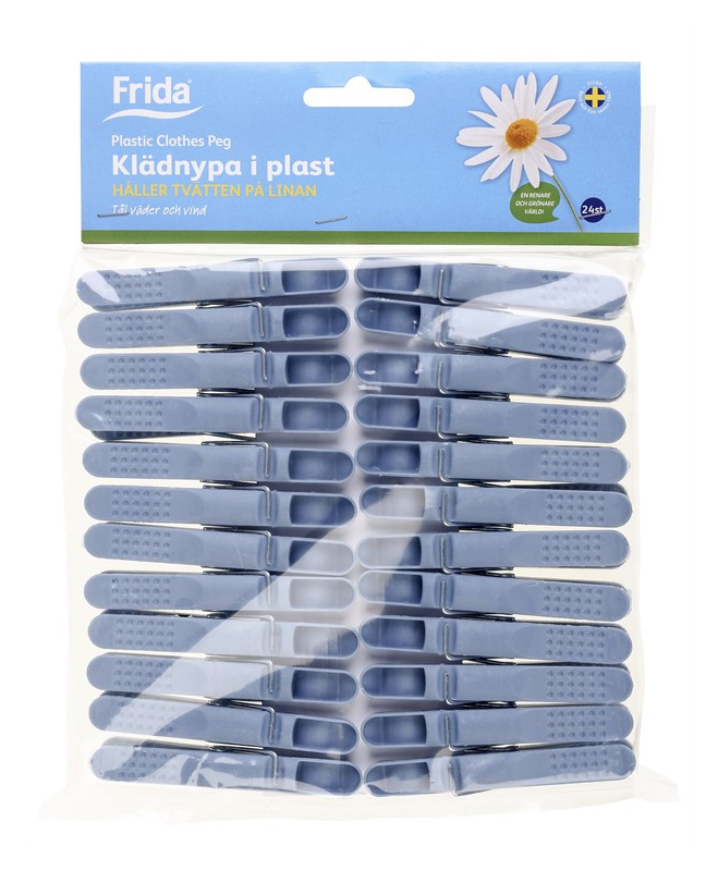 Klädnypa plast Frida 24-p