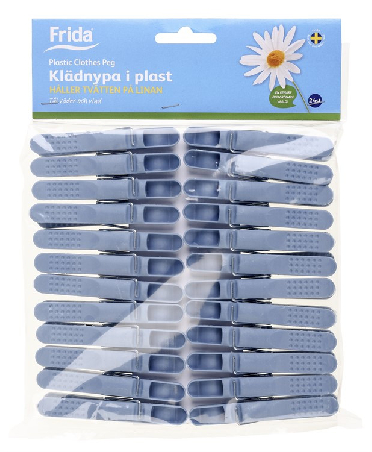 Klädnypa plast Frida 24-p