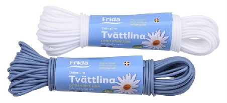 Tvättlina 3 mm, 20 m Frida