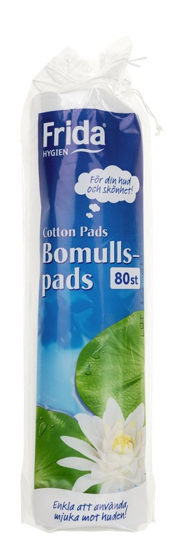 Bomullspads Frida 80-p