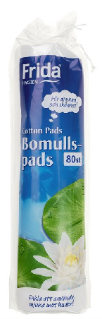 Bomullspads Frida 80-p