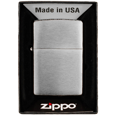 Zippo  "Chrome Brushed"