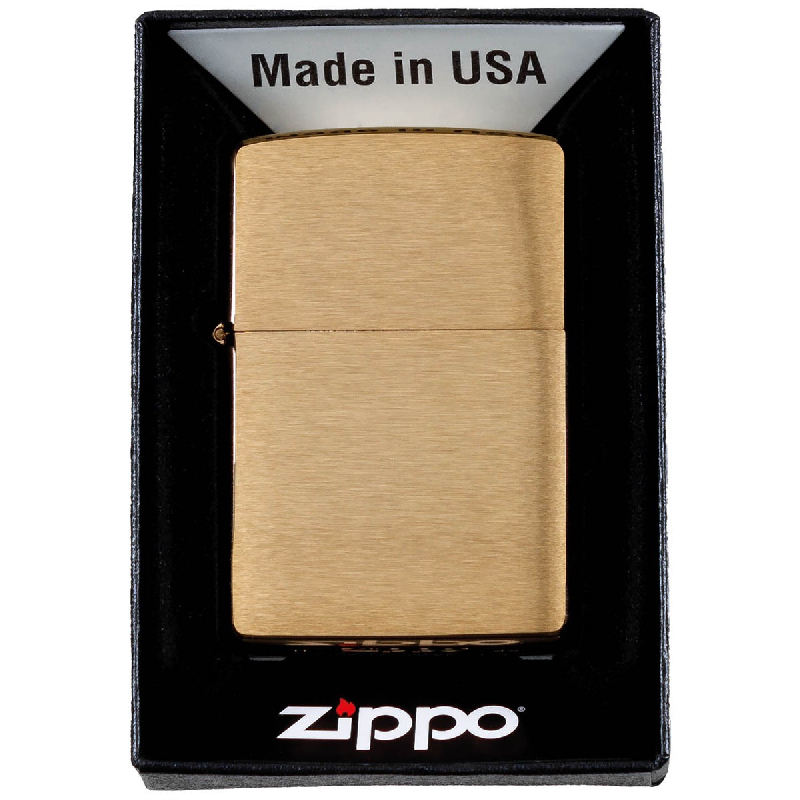Zippo  "Brushed Brass"