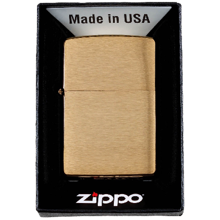 Zippo  "Brushed Brass"