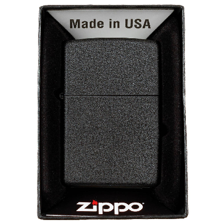 Zippo   "Black Crackle"