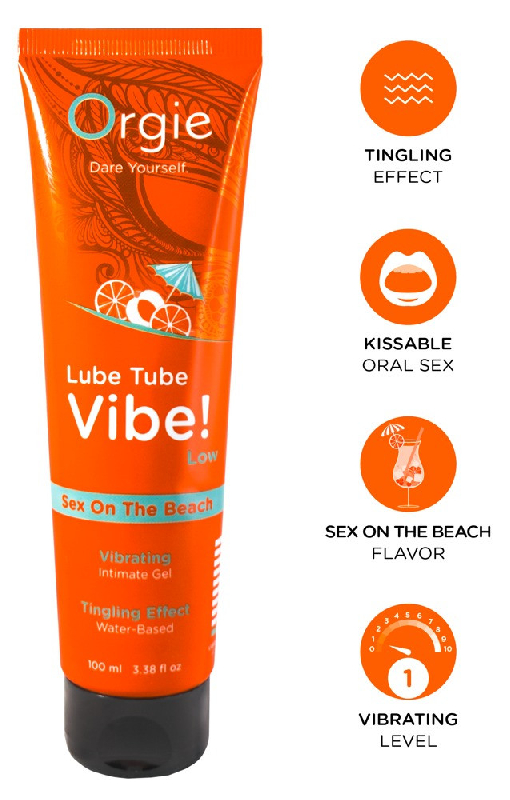 Lube Tube Vibe! Sex on the Beach 100ml