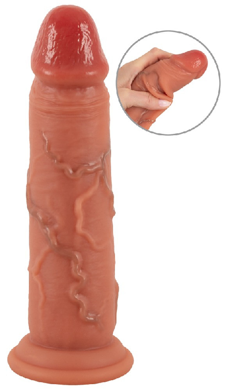 Moveable Skin Dildo