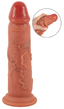 Moveable Skin Dildo
