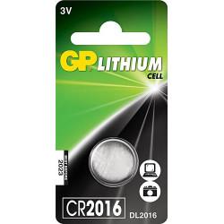 Parti CR2016 Lithium batteri, 500-st