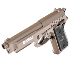 Luft Pistol Swiss Arms 4,5 mm Tan-8