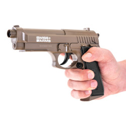 Luft Pistol Swiss Arms 4,5 mm Tan-9