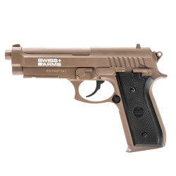 Luft Pistol Swiss Arms 4,5 mm Tan-10
