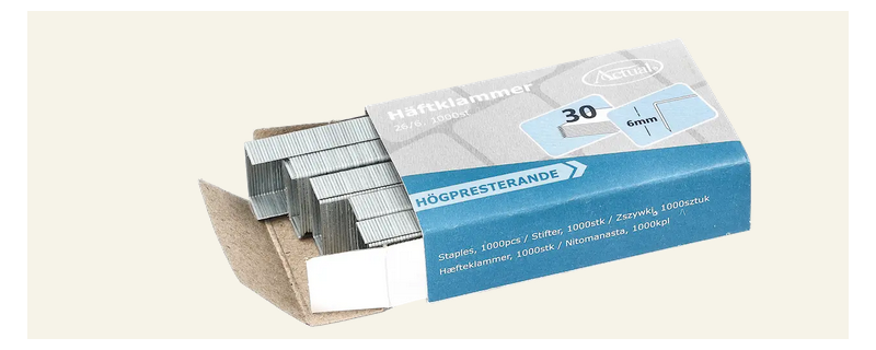 Häftklammer 24/6 (1000st)-0