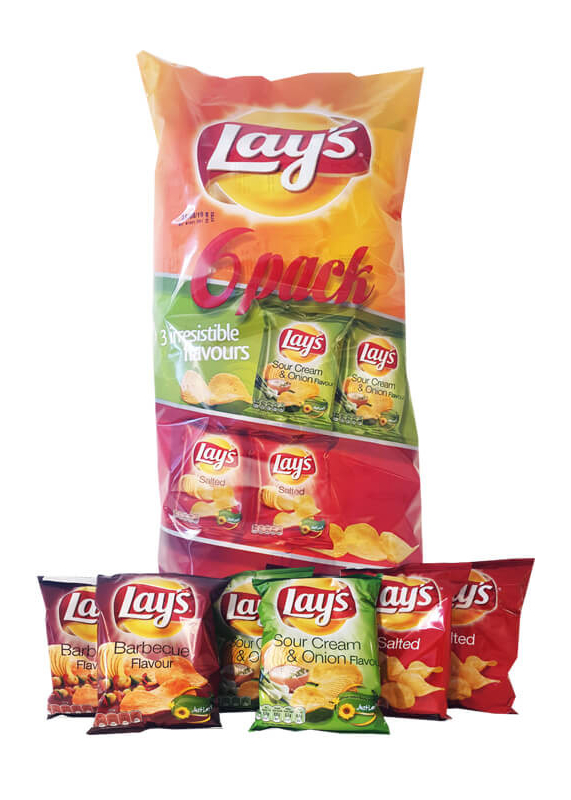 Lays 6-pack 165g
