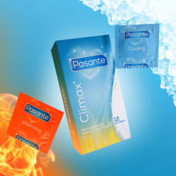 Pasante Climax Warming & Cooling Kondomer 12 st