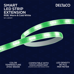 SMART HOME LED-list förlängning, passar SH-LS3M, 1m ( UTGÅENDE)