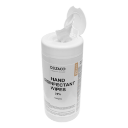 Handdesinfektionsservetter, 100st servetter, 70% alkohol (UTGÅENDE)