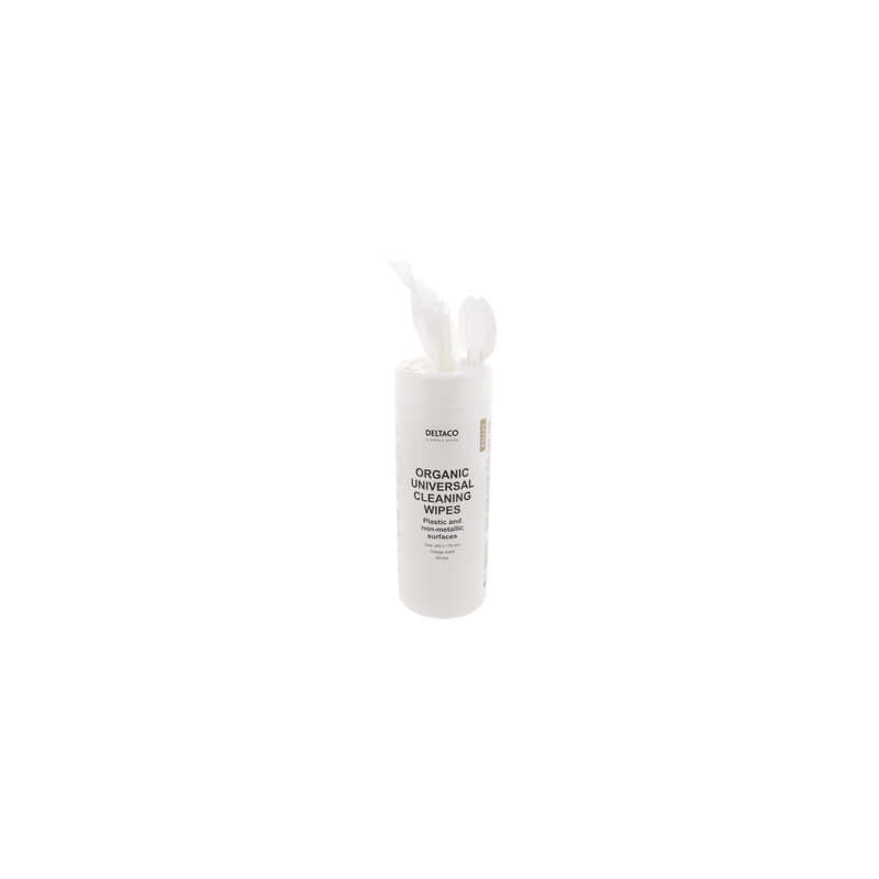 Organiska Universal Rengöringsdukar, 200x175mm, 1 förpackning 60 servetter (UTGÅENDE)