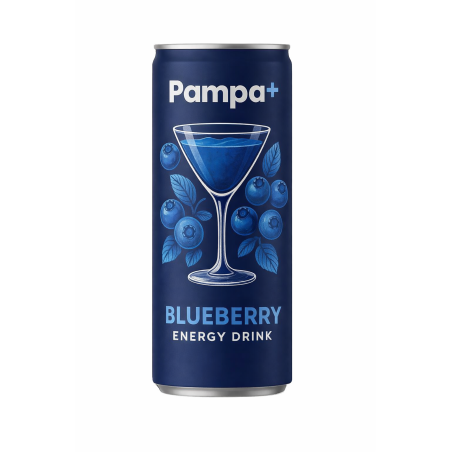 Pampa Blueberry Energy Drink 25cl (Ink Pant)