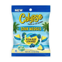Calypso Sour Wedges Ocean Blue  127g