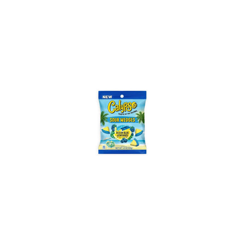 Calypso Sour Wedges Ocean Blue  127g