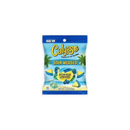 Calypso Sour Wedges Ocean Blue  127g
