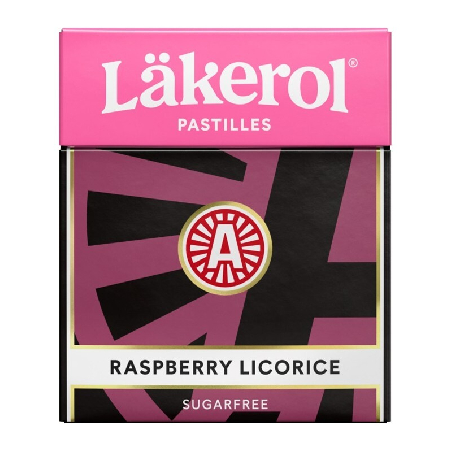 Läkerol Raspber Licor 25g