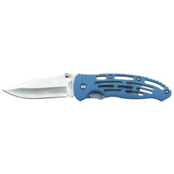 Jack Knife, enhands, blått, plasthandtag
