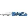 Jack Knife, enhands, blått, plasthandtag